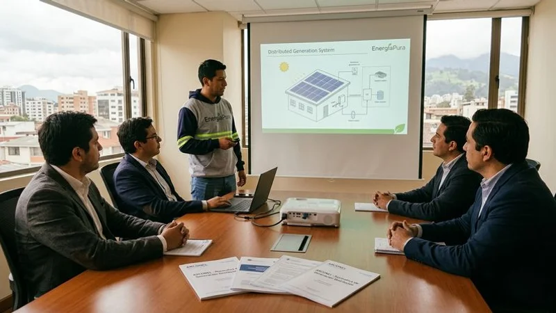 Generación distribuida para empresas en Ecuador